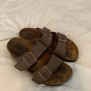 Brown Birkenstocks 37 womens
